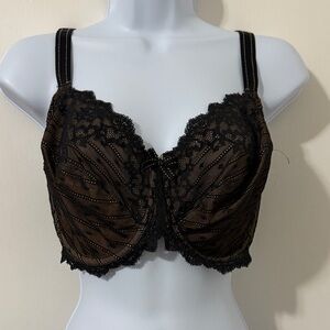 Elegant Black Lace Bra